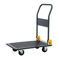 ราคา jenStore JUMBO รถเข็นพื้นเหล็กชั้นเดียว มือจับข้างเดียวพับได้ 220 กก. สีดำ HL-110J (42704091958)