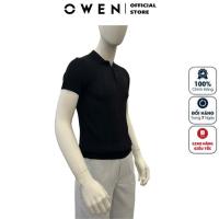 ราคา OWEN APL เสื้อโปโลผู้ชายแขนสั้นคอปก251309เสื้อยืดสีดําผ้าไนล่อนเนื้อนุ่มคุณภาพสูงแบบพอดีตัวหุ่น (42774094157)
