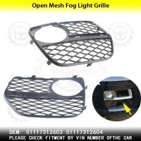 ราคา Open Mesh Fog Light Grille For 2004-2012 BMW Chassis E71 X6 M50d xDrive30/40d xDrive50i 51117312603 (49702548736)