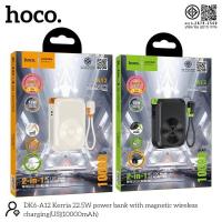 ราคา HocoDK6-A12 Kerria พาวเวอร์แบงค์ 22.5W พร้อมชาร์จไร้สายแบบแม่เหล็ก แบบสำรอง 10000mAh (27671623715)
