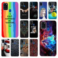 ราคา Casing Samsung Galaxy A21s Case Luxury Rainbow Pattern Slim Soft Back Cover Samsung A21s SM-A217F A 21S TPU Casing (6362224873)