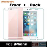 ราคา TEMPERED GLASS IPHONE 6 6G 6S 2 IN 1 FRONT REAR ANTI-SCRATCH FULL CLEAR GLASS - SCREEN PROTECTOR (25787489250)