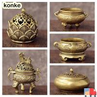 ราคา KONKE กระถางธูปหัตถกรรมของขวัญตกแต่งบ้านดอกบัวกลวง (52002612003)