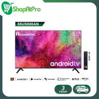 ราคา Aconatic LED Android TV 11.0 4K UHD แอลอีดี แอนดรอยทีวี ขนาด 55 นิ้ว รุ่น 55US800AN (รับประกัน 3 ปี) (13811375043)