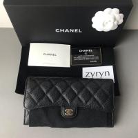 ราคา ✨New Chanel Classic Wallet Black Caviar GHW 2019 (3807657470)