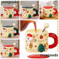 ราคา โรสกู๊ดส์ แก้วกาแฟคริสต์มาส,พร้อมฝาปิดและช้อนเซรามิคเซรามิคแก้วกาแฟคริสต์มาส,ของขวัญสร้างสรรค์ถ้วยกาแฟถ้วยชานมแก้วเซรามิก (40011242065)