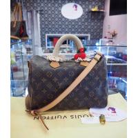 ราคา กระเป๋าหลุยส์ Louis Vuitton LV Speedy 30 Monogram Ban รุ่นมีสาย (1024470211)