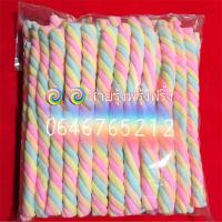 ราคา มาร์ชเมลโล่เส้นยาวสายรุ้ง150เส้น☁️ (9943708052)