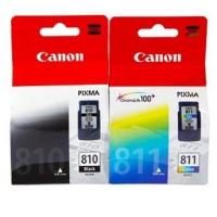 ราคา ตลับหมึกอิงค์เจ็ทของแท้ Canon PG-810,811 แคนนอน 810 811 (3555038096)