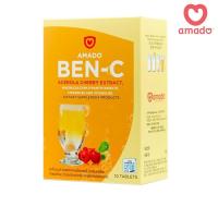ราคา Amado Ben C อมาโด้ เบน ซี วิตามินซี เม็ดฟู่ ช่วยเสริมระบบภูมิคุ้มกัน (1 กล่อง/10 เม็ด) (8591703218)
