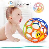 ราคา SUMMERR Bright Starts Oball, Easy-Grap Childrens Grip Training Strength Training Ball, Age Infant and Up BPA-Free Hole Rattle ลูกบอลยางนุ่มทารก (28533728859)