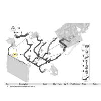 ราคา ท่อน้ำไหลกลับหม้อน้ำ(No.10) BMW Series 1 E88/E82 118i 120i ,Series 3 E90 316i 318i 320i ,X1 E84 18i เครื่อง N45/N46 (42803438551)