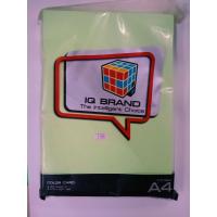ราคา กระดาษการ์ดสี A4 110 แกรม IQ Brand คละสี (1x180) (24351811765)