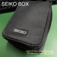 ราคา SEIKO 5 Sports BOX ZIPPY กล่องนาฬิกา ไซโก้ ของแท้100% กล่องซิป สีดำ ใหม่ ไม่ผ่านการใช้งาน - พร้อมผ้าเช็ดนาฬิกา (8182224245)