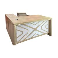 ราคา สุดคุ้มชุดโต๊ะทำงานผู้บริหาร 1ชุด 3ชิ้น งานMDFเคลือบเมลามีน (25332528726)