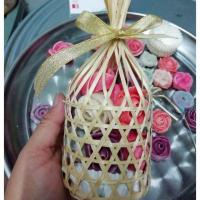 ราคา ขนมอาลัวรูปดอกกุหลาบในชะลอม (7116751193)