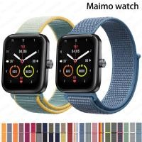 ราคา สายนาฬิกาข้อมือไนล่อน สําหรับ 70mai Maimo Watch Smartwatch (16223115936)