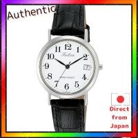 ราคา [Citizen Q&Q] Analog Watch Waterproof Date Leather Strap D021-304 for Women White (26833208795)