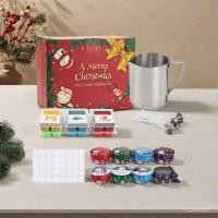 ราคา ของที่ระลึก Christmas แบบแฮนด์เมด: เทียนหอมจากข้าวถั่วเหลืองและชุดน้ำมันหอมระเหย (47850778268)