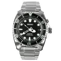ราคา Seiko Kinetic นาฬิกาข้อมือผู้ชาย รุ่น SKA371P1 (สีเงิน/ดำ) (295577854)