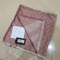 ราคา ผ้าพันคอ gucci ของแท้ ขนาด 140x140 cm สีชมพู (7532993186)