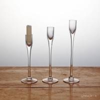 ราคา ชุดเชิงเทียนแก้วสามชิ้นพร้อมฐานสูง ออกแบบสไตล์ยุโรป เหมาะสำหรับตกแต่งร้านอาหารหรือบาร์ (44475204170)