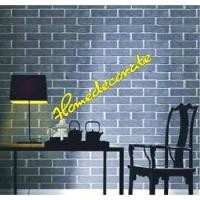 ราคา วอลเปเปอร์สติ๊กเกอร์ติดผนัง wallpaper sticker ลายอิฐสีคราม (4617759874)