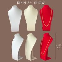 ราคา คอโชว์เครื่องประดับดิสเพลย์โชว์เครื่องประดับหุ่นคอโชว์สร้อยคอที่โชว์สร้อยคอเครื่องประดับทรงลัดดาสูง28cm(กลาง) (22320256938)