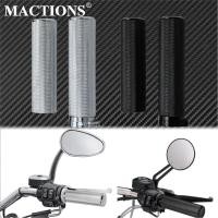 ราคา BA Motorcycle Universal 1''25mm Hand Grips Aluminum Handlebar Grip Black Chrome For Harley Sportster XL Touring FLHR Dyn (28803977363)