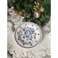 ราคา Nikko จานขนมลายดอกไม้ Blue & White สวยมากค่ะ (16592471065)