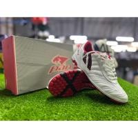 ราคา {รับประกันสินค้าของแท้100%} รองเท้าฟุตบอล100ปุ่ม Pan Wave II Turf PF-15-WR (สีขาวแดง) (40417121447)