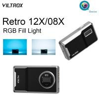 ราคา Viltrox Retro 08X 12X RGB แบบพกพาวิดีโอเติมแสง LED มือถือ Selfie Photo โคมไฟนุ่ม (43324140554)