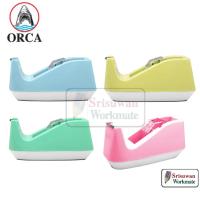 ราคา ORCA No.25 แท่นตัดเทป สีพาสเทล pastel แท่นตัดเทปแกนใหญ่ ใส่เทปแกนใหญ่ 3 นิ้ว แท่นตัดเทปตั้งโต๊ะ ออร์ก้า (23101381432)
