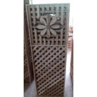 ราคา ฉากกั้น/ระแนงบังตา/ฉากไม้สัก กว้าง 50 สูขง150cmพร้อมขาตั้ง (42169643656)