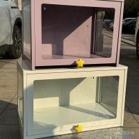 ราคา ตู้โชว์กระจกของเล่นที่เก็บของใช้ในครัวเรือนตู้โชว์ขนาดเล็กที่มีประตูรูปตู้ตู้ธัญพืชคางปวดสก์ท็อปตู้หนังสือ (50151661205)