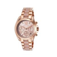 ราคา [ของแท้] MICHAEL KORS MK6066 Rose Dial Rose Gold-tone นาฬิกา (รับประกัน 2 ปี) (24740858498)