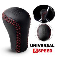 ราคา หัวเกียร์ 5 ความเร็วหนัง Universal เกียร์ SHIFT Lever สําหรับ Toyota Trd เกียร์ธรรมดาเกียร์อัตโนมัติระดับเกียร์ KNOB SHIFT (42473893512)