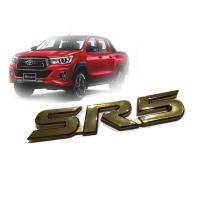 ราคา new item Logo SR5 สีทอง โลโก้ 3D สำหรับ TOYOTA HILUX VIGO REVOราคาดีที่สุด (55002650502)