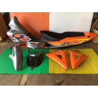 ราคา ชุดสี แดชใหม่ แดช 2001 สีเทา_ส้ม พร้อมคางหมู สินค้าได้ตามรูปปก (11601509650)