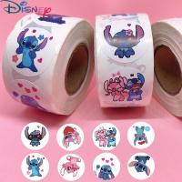 ราคา Kawaii 500pcs Disney Stitch Diy สติกเกอร์อะนิเมะป้ายซีลตกแต่งการ์ตูนเด็ก Party candy สติกเกอร์ม้วนสติกเกอร์ของเล่น (28526806999)