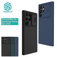 ราคา Nillkin Compatilbe สําหรับ Samsung Galaxy S22 Ultra/S23 Ultra CamShield Silky ซิลิโคนปกป้องเลนส์กล้องสไลด์เลื่อนเคสโทรศัพท์ฝาหลังปลอกเกราะป้องกัน (29873387625)