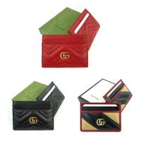 ราคา ของแท้ 100% ราคาถูก New Gucci card holder Gucci marmont cardholder (3818089477)