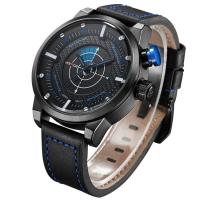 ราคา WEIDE นาฬิกาข้อมือ สีดำ/น้ำเงิน สายหนัง รุ่น RADAR #44 (592312226)