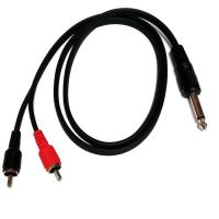 ราคา R005KSH NKE AUDIODYNACOM สายสัญญาณเสียง1เมตร ปลั๊กไมค์แปลงเป็นปลั๊ก RCA2ทาง (62394700)