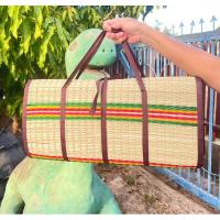 ราคา เสื่อทอมือขนาด2พับ100x190+ซมสีน้ำตาล (28671877947)