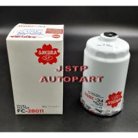ราคา ไส้กรองน้ำมันเชื้อเพลิง/กรองโซล่า Fuel Filter HYUNDAI H1 ปี 2009-2018 SAKURA (6663499981)