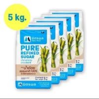ราคา มิตรผล น้ำตาลทรายขาวบริสุทธิ์ 1 แพ็ค 5 กิโลกรัม (40315327012)