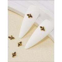 ราคา AC.725 ร้านไทย แพ็ค 2 ชิ้น พร้อมส่ง อะไหล่แต่งเล็บรูปผึ้งกุชชี่สีทองขนาดเล็กใช้งานง่าย (24035692460)