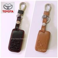 ราคา ฝาครอบซองหนังกุญแจรีโมท Toyota Alphard / Vellfire / Estima keyless (4 ปุ่ม) (23043515629)