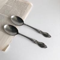 ราคา ช้อนสแตนเลส Azuma Japan ปั๊มลายนูนดอกกุหลาบ วินเทจ (5935828781)